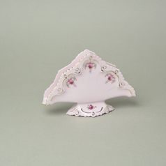 Stojánek na ubrousky 15,8 cm, Lenka 563, Růžový porcelán z Chodova