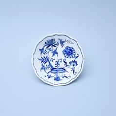 Podšálek B 14 cm, Cibulák s platinou - částečný, originální z Dubí