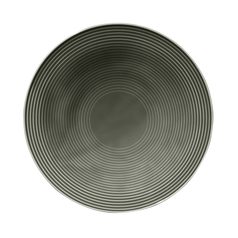 Beat pearl-grey: Plate deep 22,5 cm, Seltmann porcelain