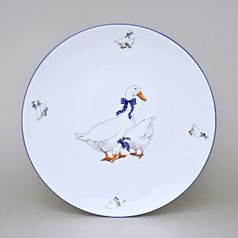 Coups goose, Plate dining 26 cm, Thun 1794, karlovarský porcelán