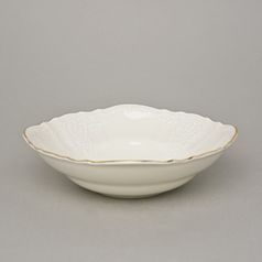 Mísa 23 cm, Thun 1794, karlovarský porcelán, BERNADOTTE ivory zlato