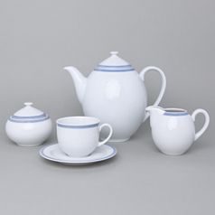 Coffee set for 6 persons, Thun 1794 Carlsbad porcelain, OPAL 80136