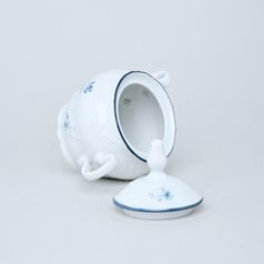 Lid fro 0,3 l sugar bowl, Thun 1794, karlovarský porcelán, BERNADOTTE blue flower