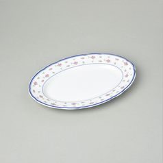 Side dish oval flat 24 cm, Thun 1794, ROSE 80283