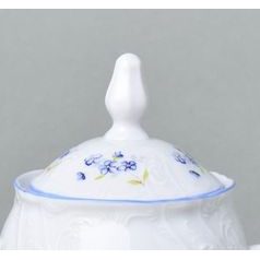 Víčko k cukřence 0,22 l, Thun 1794, karlovarský porcelán, BERNADOTTE pomněnka