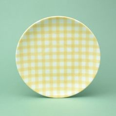 Dinner plate 24 cm, yellow, G. Benedikt 1882