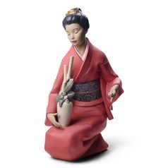 Japanese, 36 x 17 x 33 cm, NAO porcelain figures