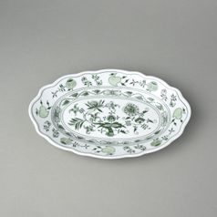 Dish oval 24 cm, Green Onion pattern, Český porcelán a.s.