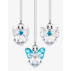 Skleněné vánoční ozdoby Set Andílků, Křišťálové dárky a dekorace PRECIOSA