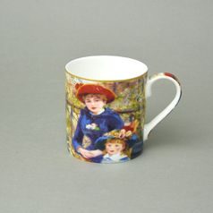 Mug 360 ml Two sisters, A. Renoir, bone china Carmani