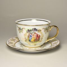 Cup 400 ml + saucer 19 cm, The Three graces, Frederyka Carlsbad