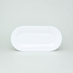 Bohemia White, Podnos malý 30 x 15 cm, design Pelcl, Český porcelán a.s.