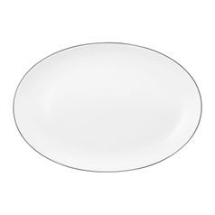 Platter oval 35 cm, Lido Black Line, Seltmann Porcelain