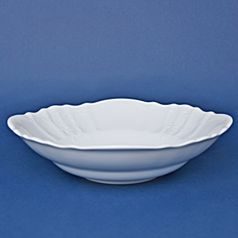 Bowl 25 cm, Thun 1794 Carlsbad porcelain, BERNADOTTE white