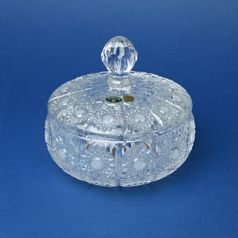 Jar w/Lid 16,5 cm, cut 500 pk, Bohemia Crystal