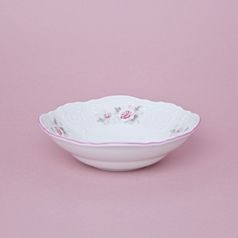 Pink line: Bowl 16 cm, Thun 1794 Carlsbad porcelain, BERNADOTTE roses