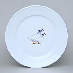 Plate dining 26 cm (one goose), Cesky porcelan a.s., Goose