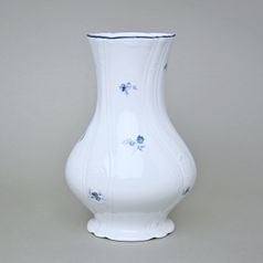 Vase 23 cm, Thun 1794, Carlsbad porcelain, BERNADOTTE blue flower