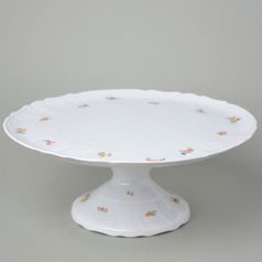 Cake plate 32 cm footed, Thun 1794 Carlsbad Porcelain, BERNADOTTE hazenka