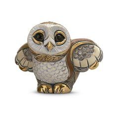 De Rosa - Baby Barn Owl, ceramic figure, De Rosa Montevideo