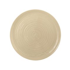 Terra BEIGE: Talíř klubový / mísa mělká kulatá 31 cm, porcelán Seltmann