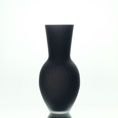 BREEZE Vase – Black, 29 cm, Pačinek GLASS