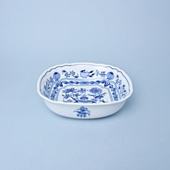 Salad bowl square 19 cm, Original Blue Onion Pattern
