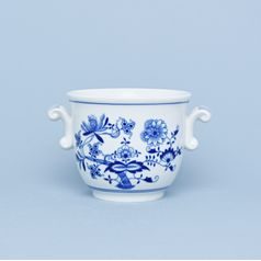 Flower pot with handles d 12,9; h 10,9 cm, Original Blue Onion Pattern