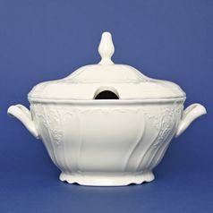 Soup tureen 2,5 l, Thun 1794 Carlsbad porcelain, BERNADOTTE ivory