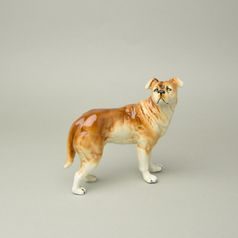 Pes 17,5 x 7 x 17 cm, Porcelánové figurky Duchcov