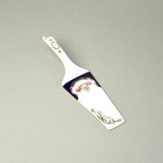 440: Cake shovel 24 cm, Sonata, cobalt + roses + gold, Leander Loučky