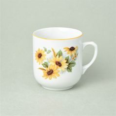 Mug Trojka 0,28 l, Rudbeckia (Black-eyed-susans, Coneflowers), Český porcelán a.s.