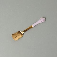 Lžička na zmrzlinu 13,8 cm, Adélka, Růžový porcelán z Chodova