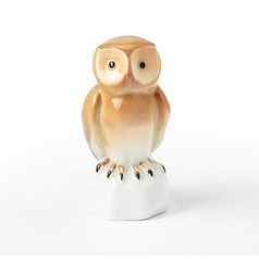 Owl 4 x 3,5 x 7,5 cm, Kati Zorn, Unterweissbacher porcelain