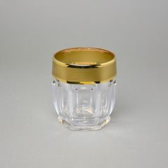 Glass Safari 250 ml - whisky, cognac, h 9,4 cm, matt gold, Balvínglass