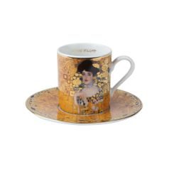 Cup and saucer 6 cm / 0,1 l, Porcelain, Adele Bloch-Bauer, G. Klimt, Goebel