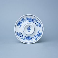 Egg cup low plate 13 cm, Original Blue Onion Pattern