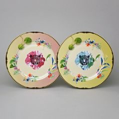 Set of 2 dessert plates 19 cm, Été Savage, Lamart: Palais Royal
