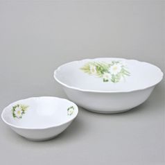 Kompotová souprava pro 6 osob, Thun 1794, karlovarský porcelán, CONSTANCE 80262 kopretiny