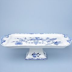 Tray Aida 45 cm on stand, Original Blue Onion Pattern