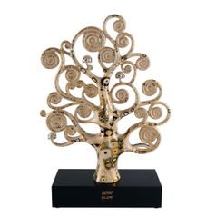 Figurine Gustav Klimt - Tree of Life, 38 / 12 / 53 cm, Porcelain, Goebel