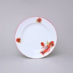 Plate dessert 19 cm, Poppies, Český porcelán a.s.