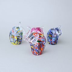 Elephant – solid glass, 11 cm (random decor selection), GlasStar Bohemia Glass