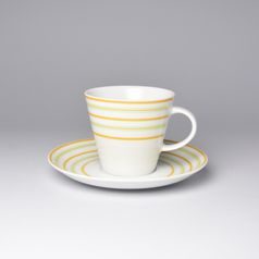 Šálek a podšálek kávový 150 ml, Thun 1794, karlovarský porcelán, TOM 29958