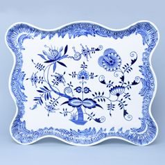 Tray decorative 45 x 37 cm, Original Blue Onion Pattern