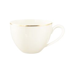 Breakfast cup 340 ml, Savona fine diamond with gold line, Seltmann porcelain