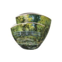 Vase Monet - Japanese bridge, 33 / 16,5 / 29, Porcelain, Goebel
