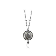 Necklace V. van Gogh - Almond Tree Silver, 4,5 / 4,5 / 8 cm, Porcelain, Goebel