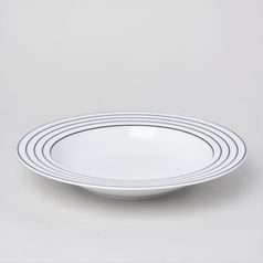 Plate deep 22 cm, Thun 1794 Carlsbad porcelain Sylvie 80411