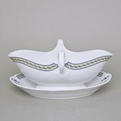 Scandy: Sauceboat oval with stand 0,55 l, Cesky porcelan a.s.